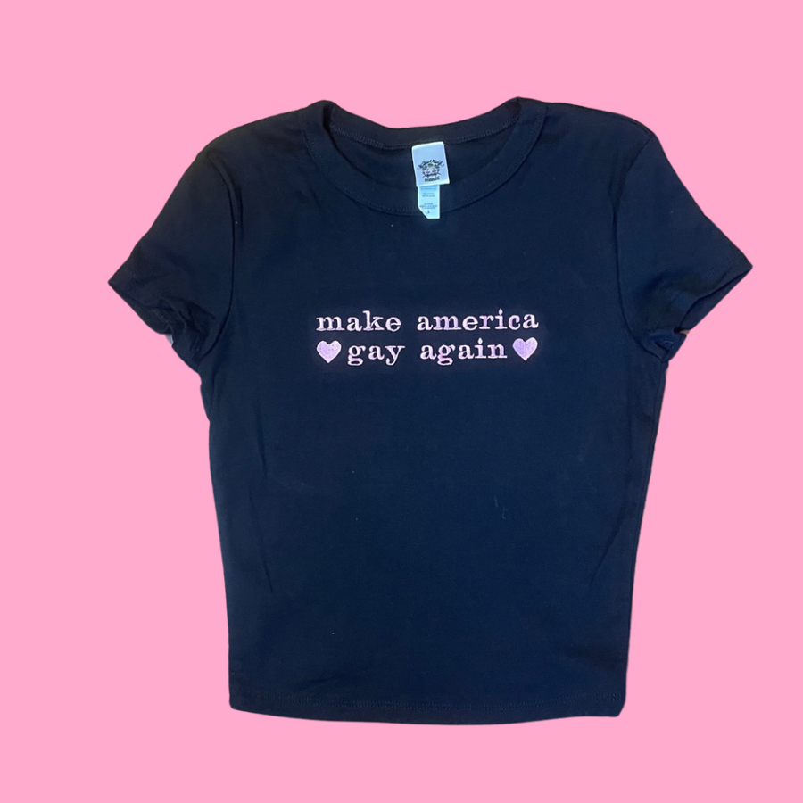 MAGA Embroidered Unisex Crewneck Sweatshirt, T-Shirt or Baby Tee