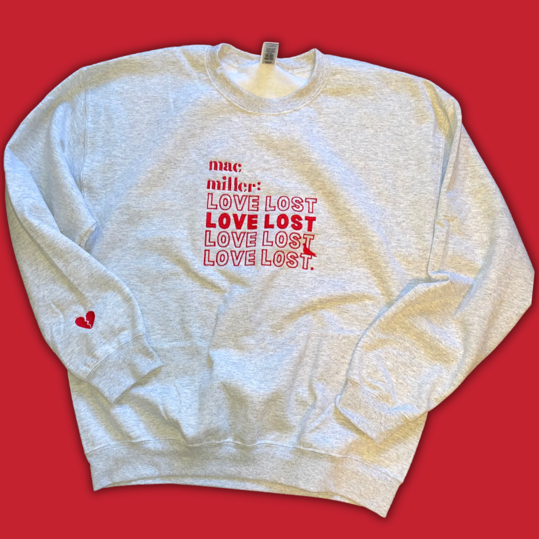 Lost Embroidered Unisex Crewneck Sweatshirt