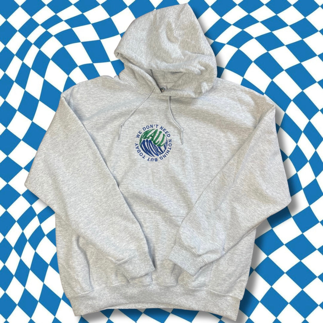 Small World Embroidered Unisex Hoodie