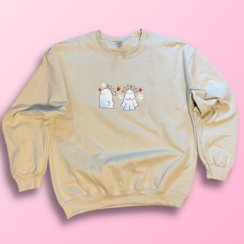 Booty Boo Embroidered Crewneck Sweatshirt