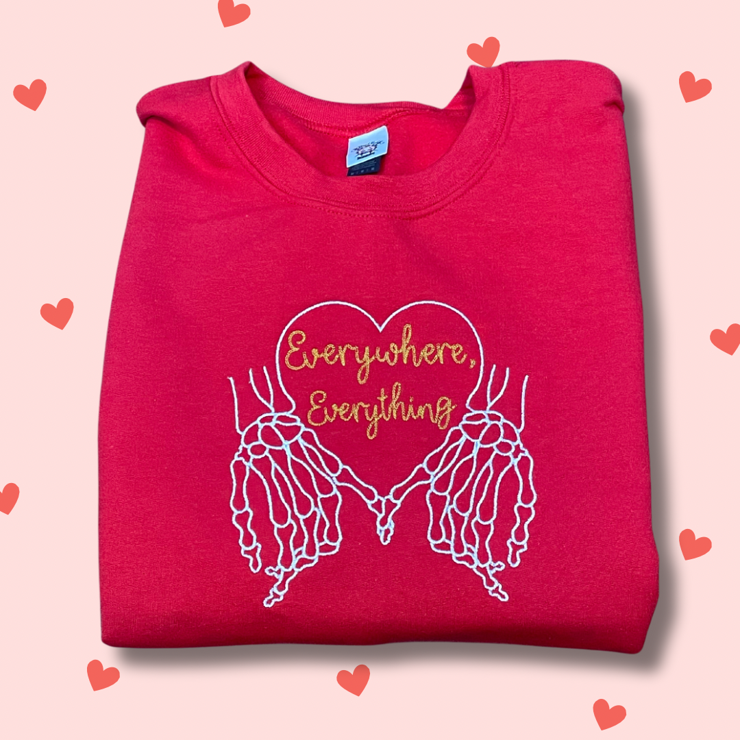 EE Embroidered Unisex Crewneck Sweatshirt