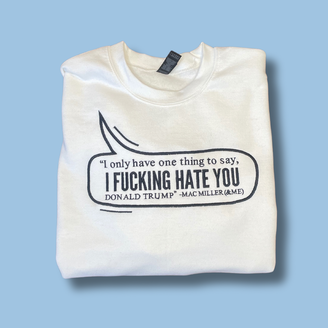 FDT Embroidered Crewneck Unisex Sweatshirt