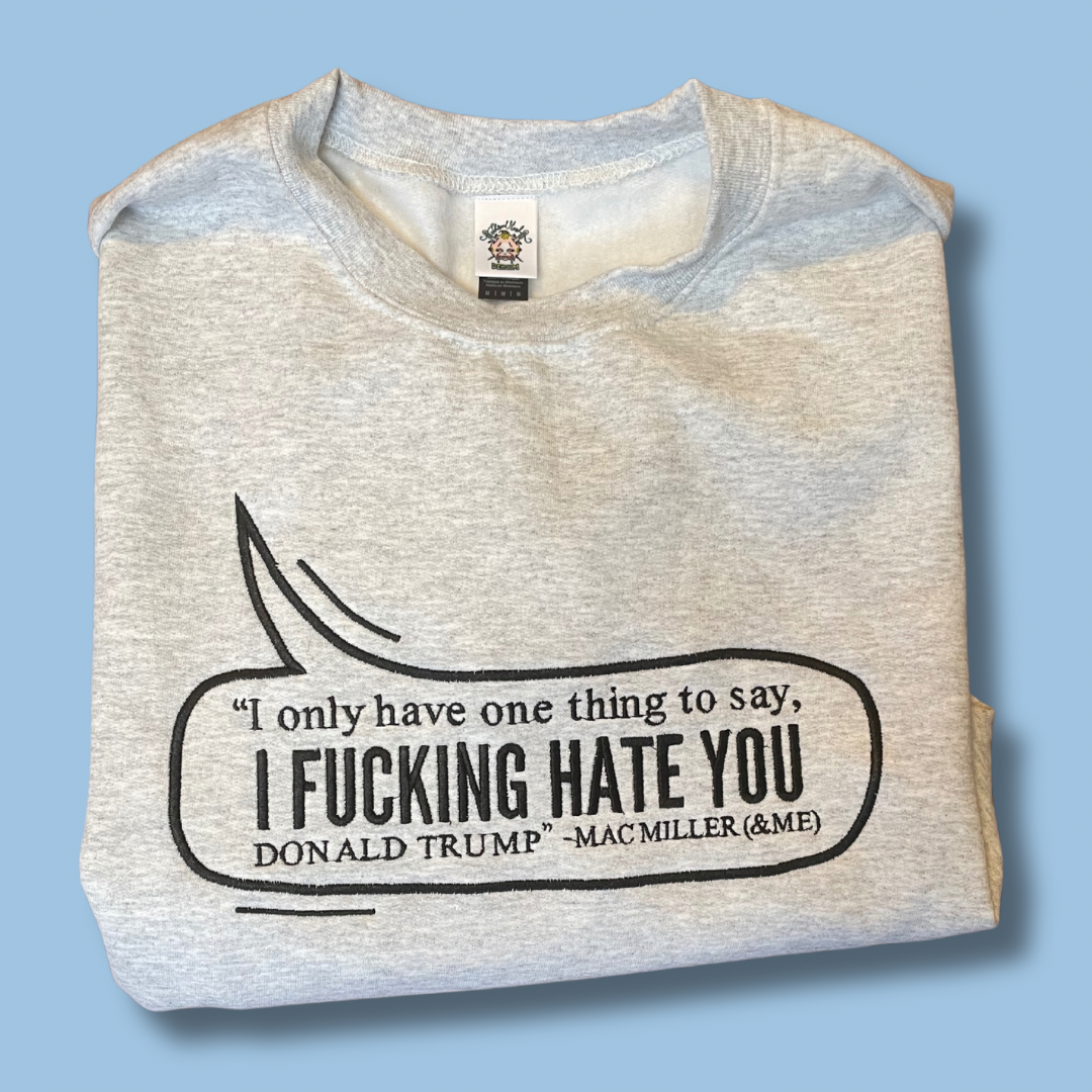 FDT Embroidered Crewneck Unisex Sweatshirt