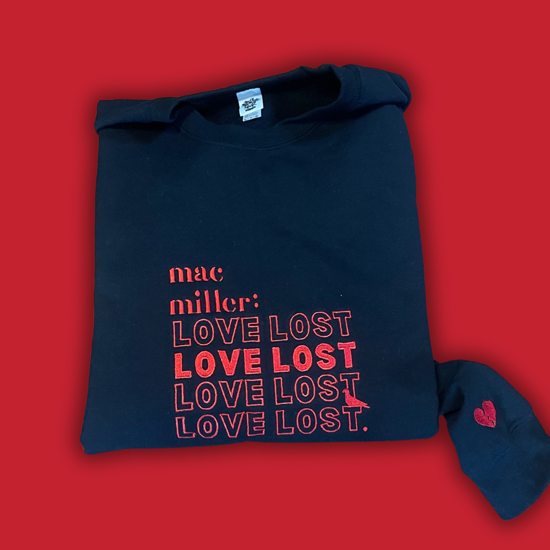 Lost Embroidered Unisex Crewneck Sweatshirt