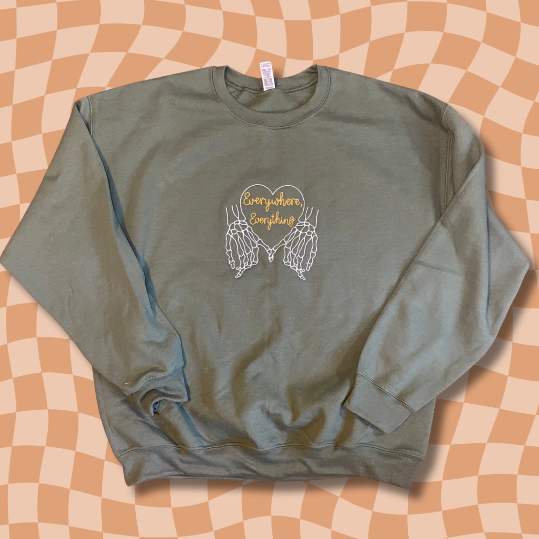 EE Embroidered Unisex Crewneck Sweatshirt
