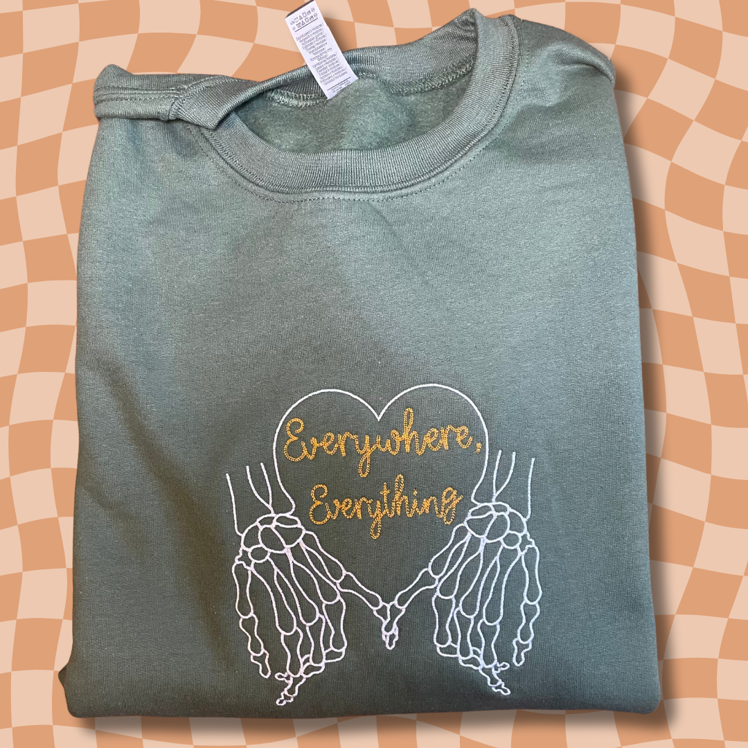 EE Embroidered Unisex Crewneck Sweatshirt
