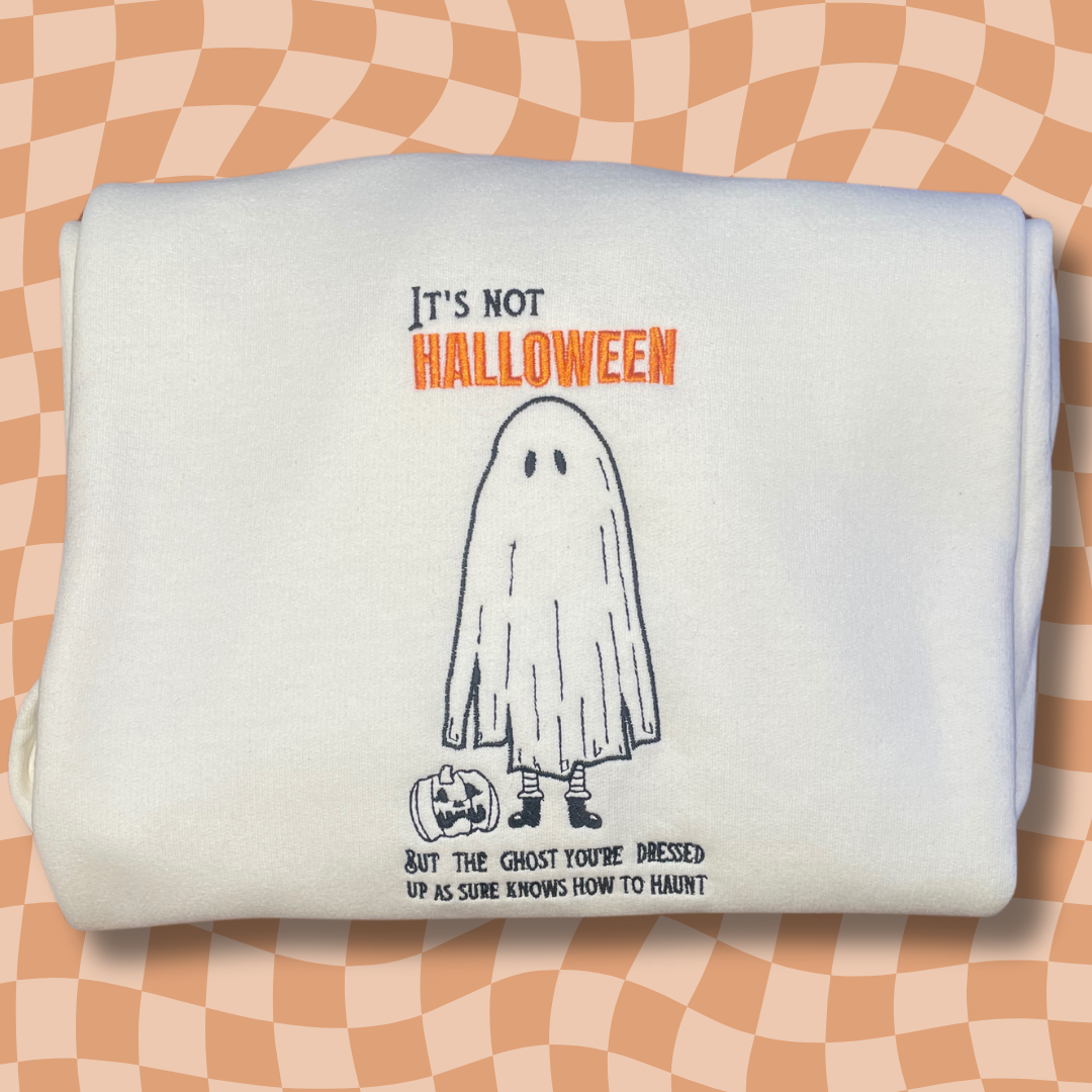 Noah Kahan Halloween Embroidered Unisex Crewneck Sweatshirt