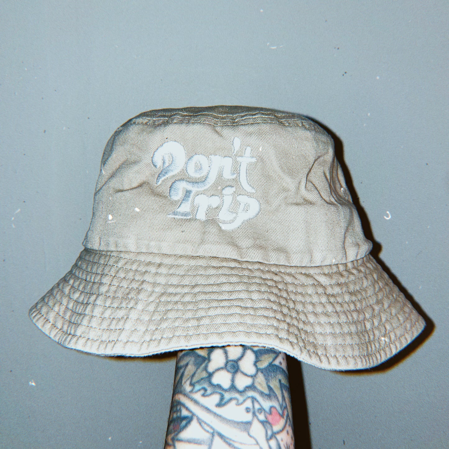 Don't Trip Embroidered Bucket Hat