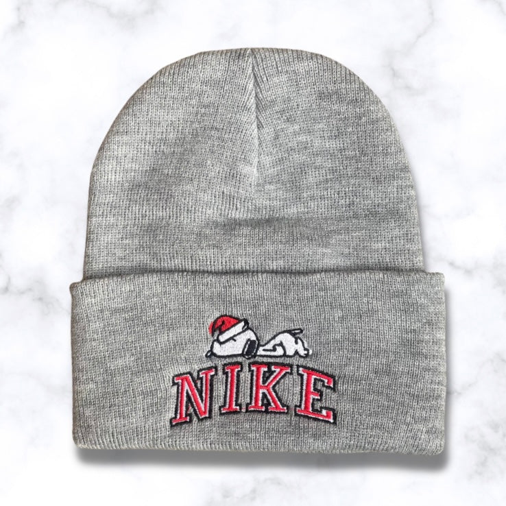 Snoopy Embroidered Holiday Beanie