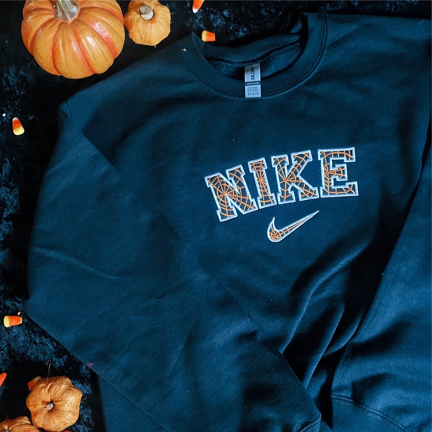 Spider web crewneck sweatshirt