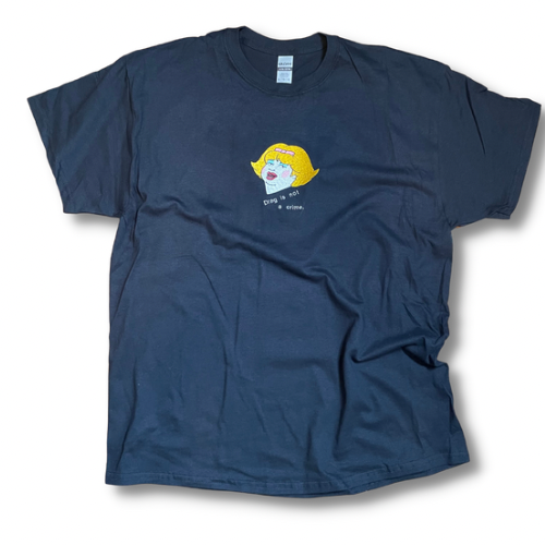Bobby "Drag Is Not A Crime" Embroidered Unisex T-Shirt