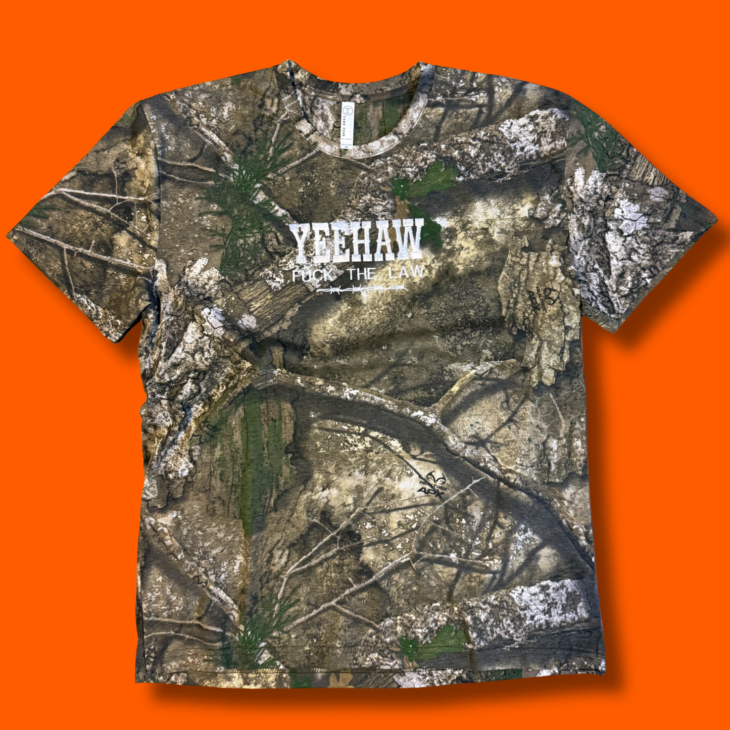 Yeehaw Fuck The Law Embroidered Unisex T-Shirt