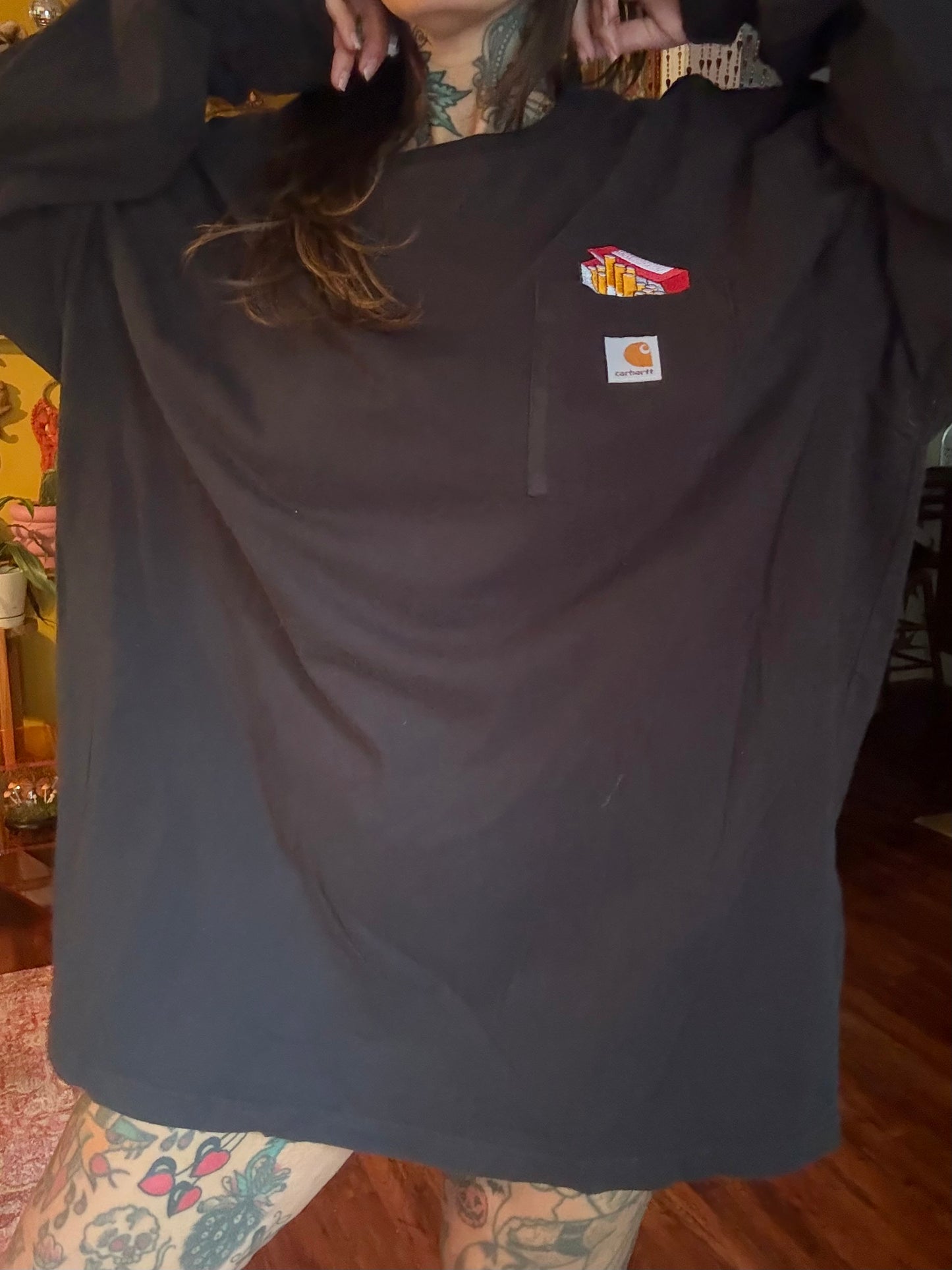 1:1 Repurposed Marlboro Carhartt Longsleeve T-Shirt 2XL