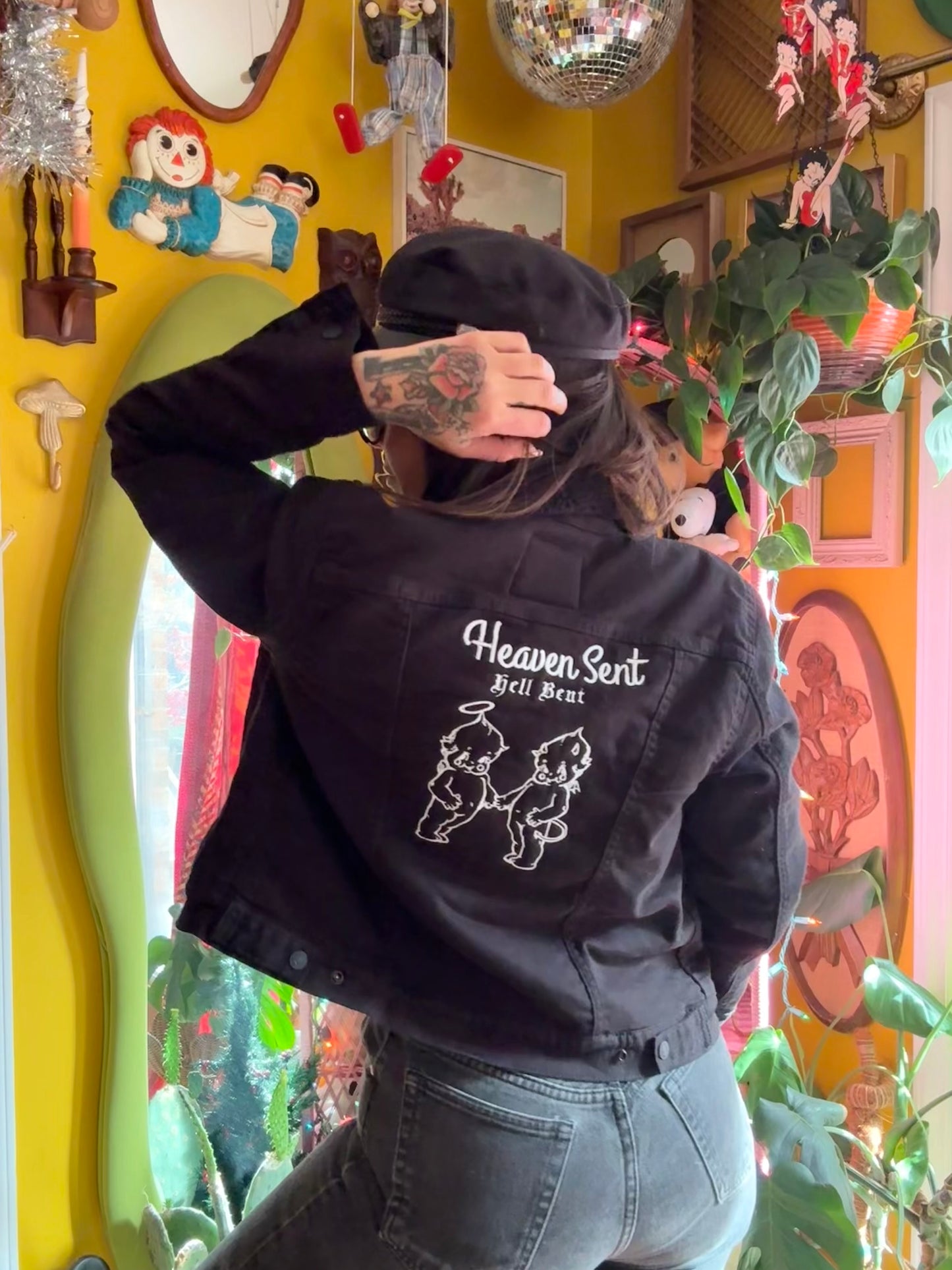 1:1 Levi's Sherpa Lined Trucker Jacket, Heaven Sent and Hell Bent