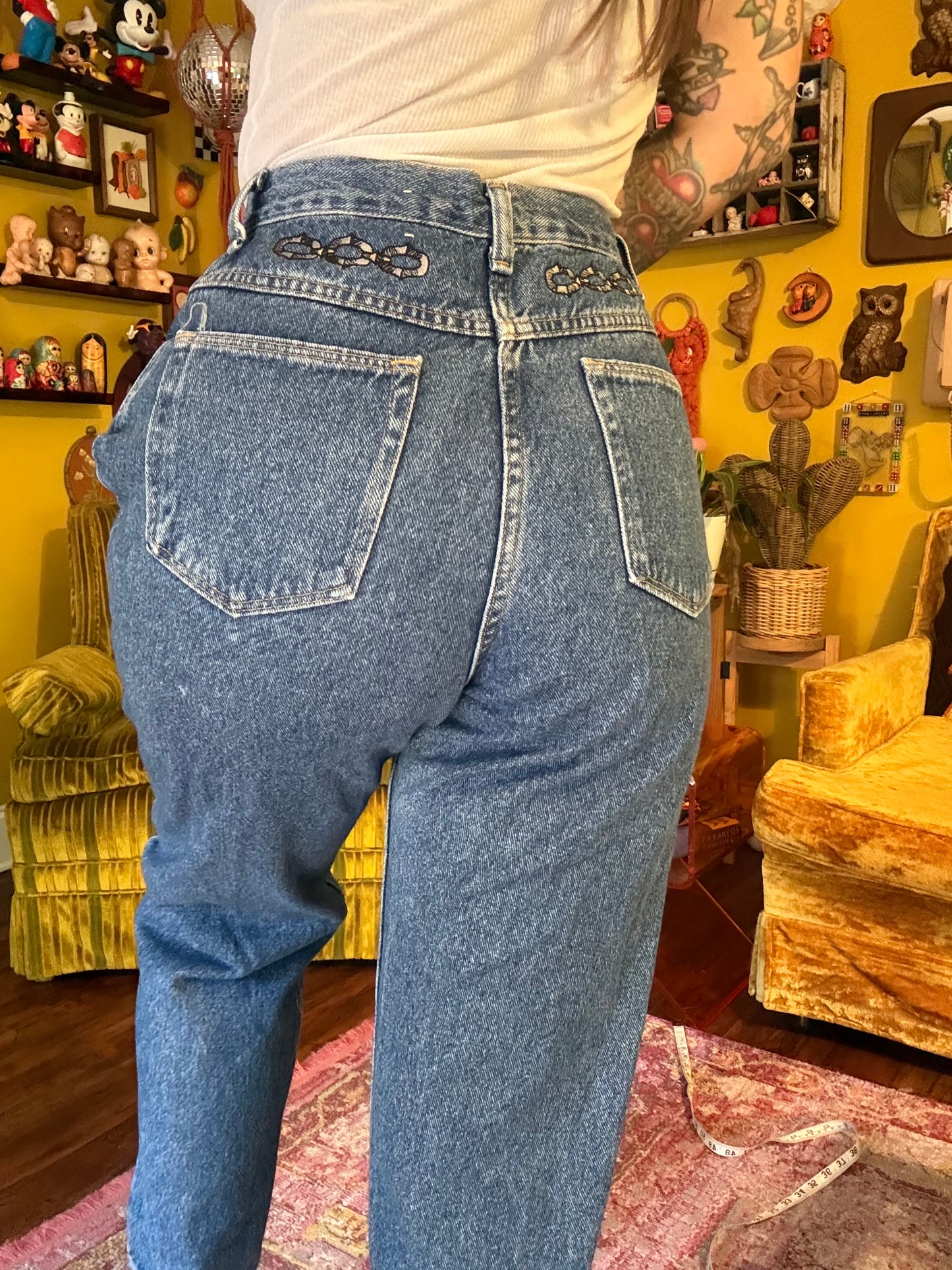The "Off The Leash" 28" Vintage Wrangler Jeans