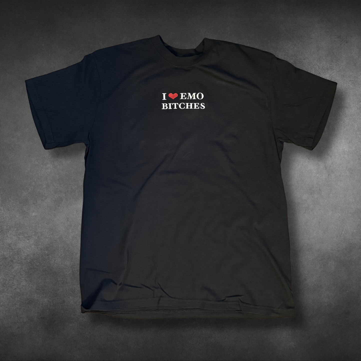 I Love Emo Bitches Embroidered T-Shirt or Baby Tee