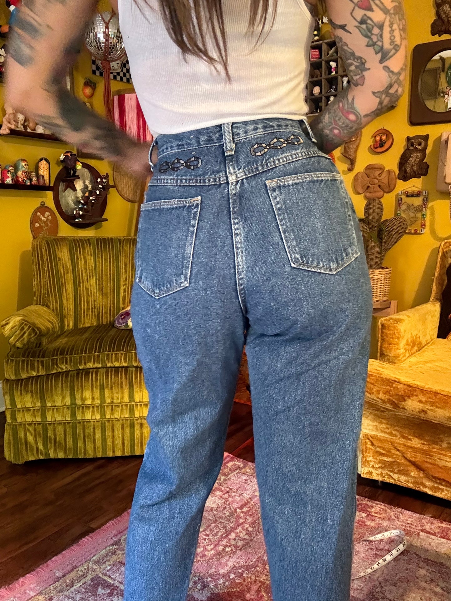 The "Off The Leash" 28" Vintage Wrangler Jeans