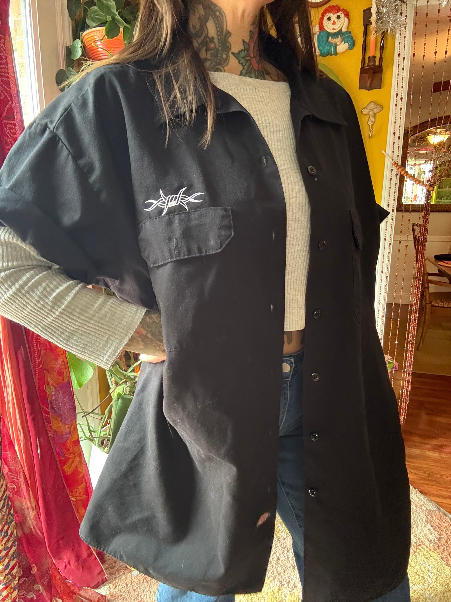 1:1 Embroidered Dickies Work Shirt