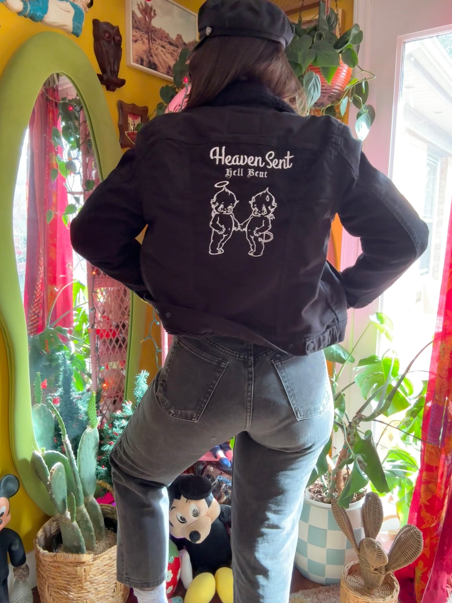 1:1 Levi's Sherpa Lined Trucker Jacket, Heaven Sent and Hell Bent