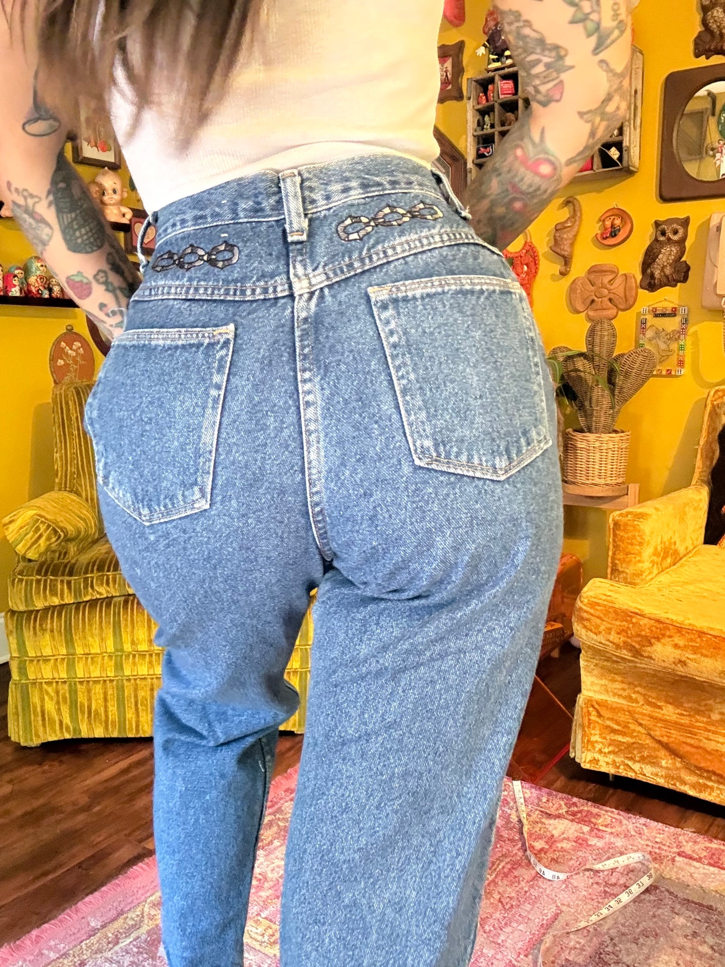 The "Off The Leash" 28" Vintage Wrangler Jeans