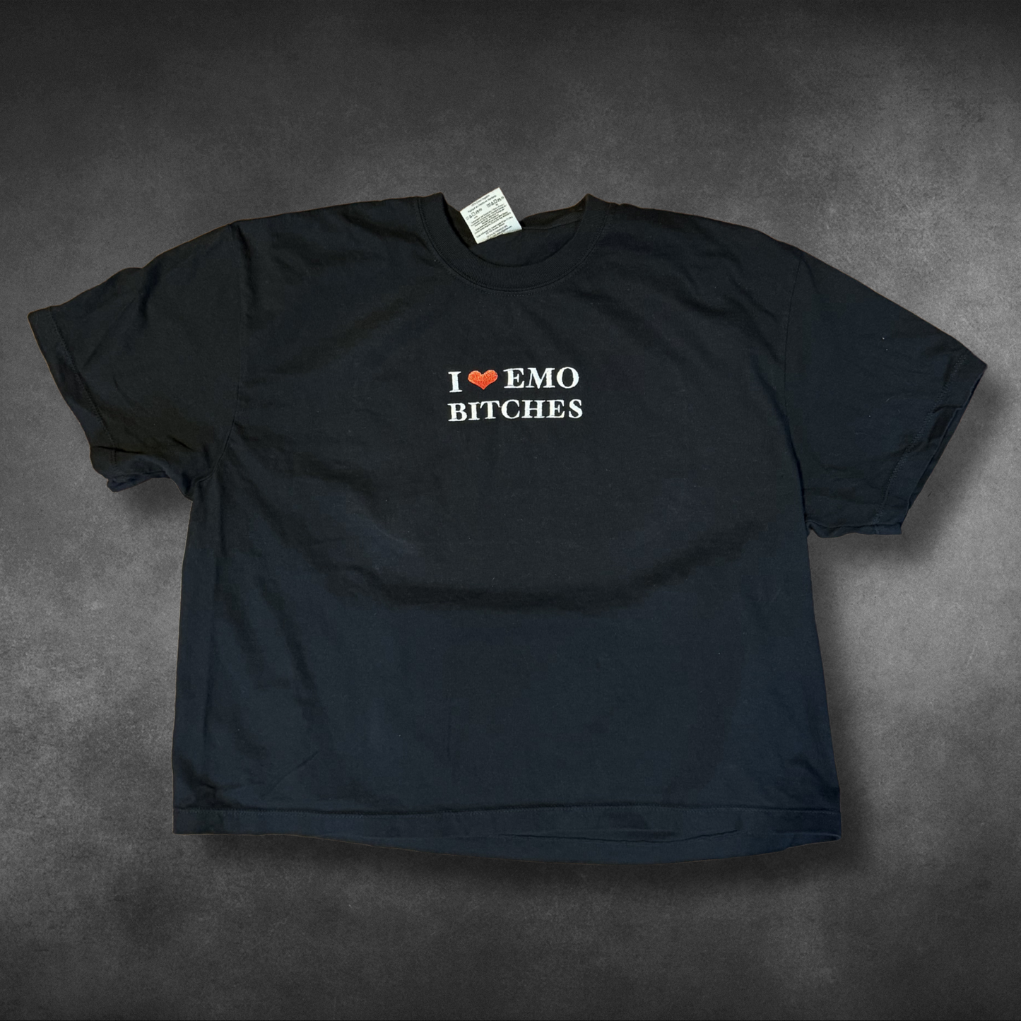 I Love Emo Bitches Embroidered T-Shirt or Baby Tee