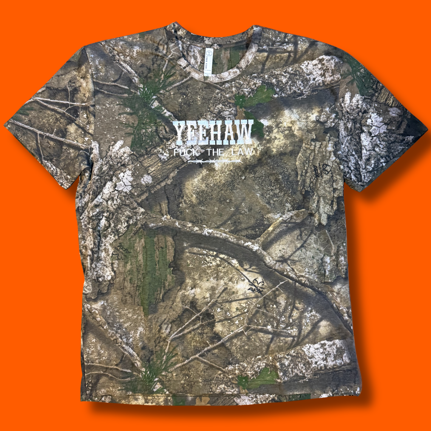 Yeehaw Fuck The Law Embroidered Unisex T-Shirt