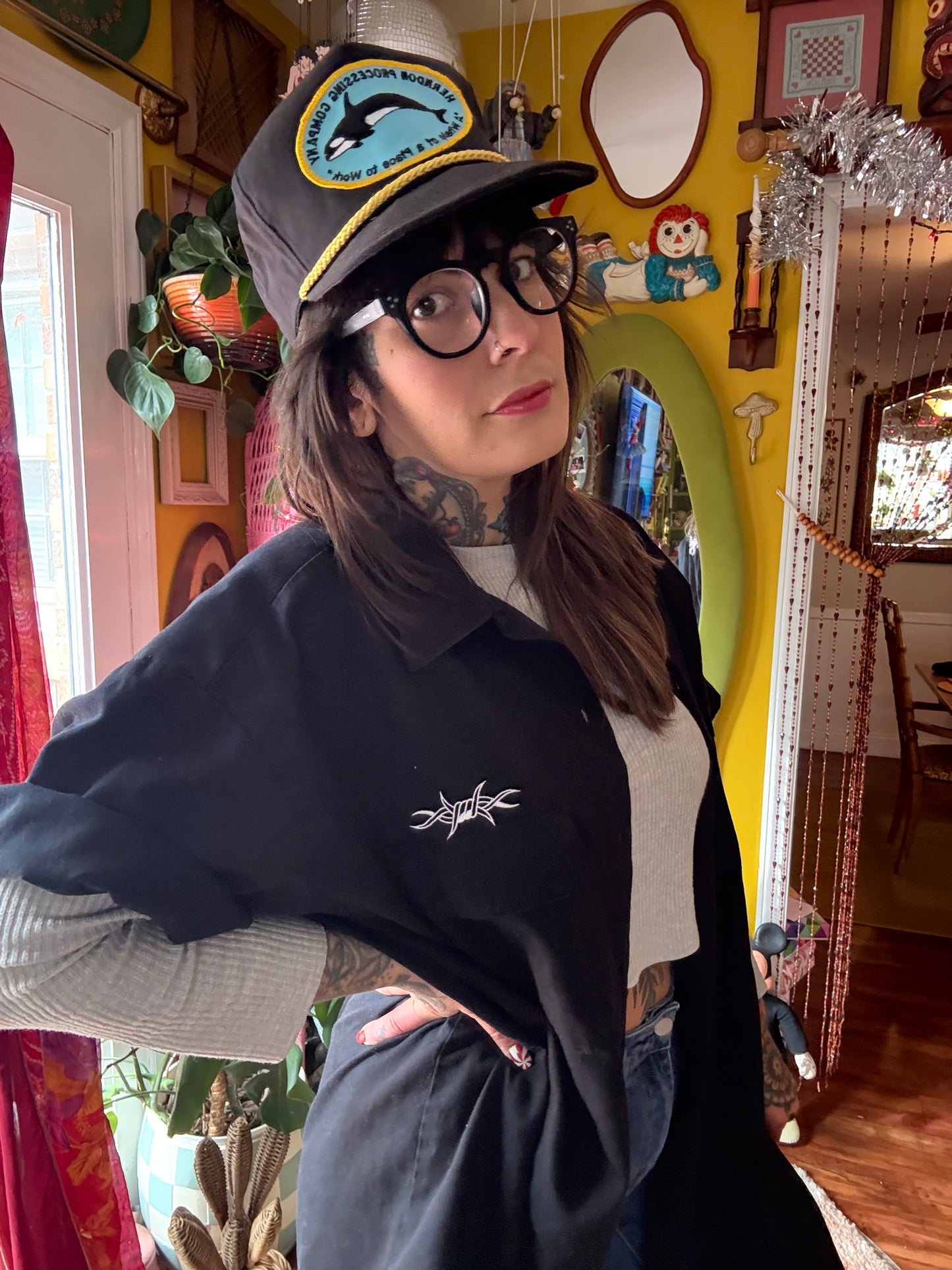 1:1 Embroidered Dickies Work Shirt