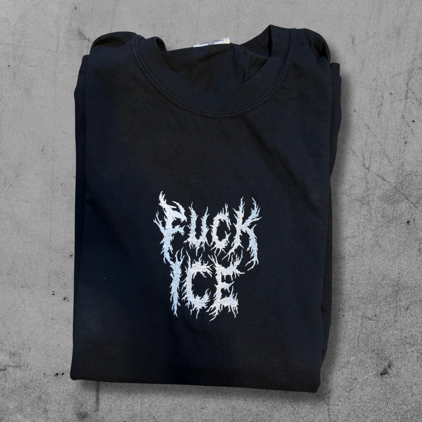 No Mercy, No ICE Embroidered Unisex T-Shirt or Baby Tee