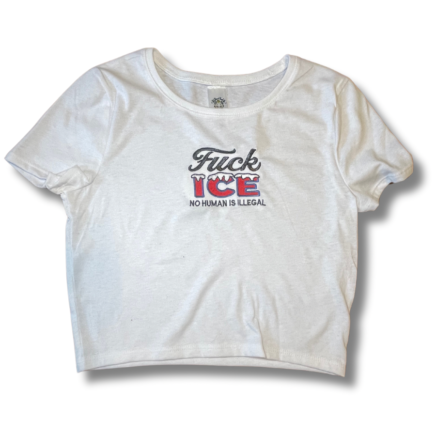 Crush ICE Embroidered T-Shirt or Baby Tee