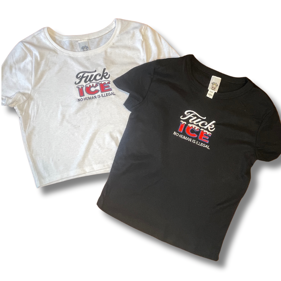 Crush ICE Embroidered T-Shirt or Baby Tee