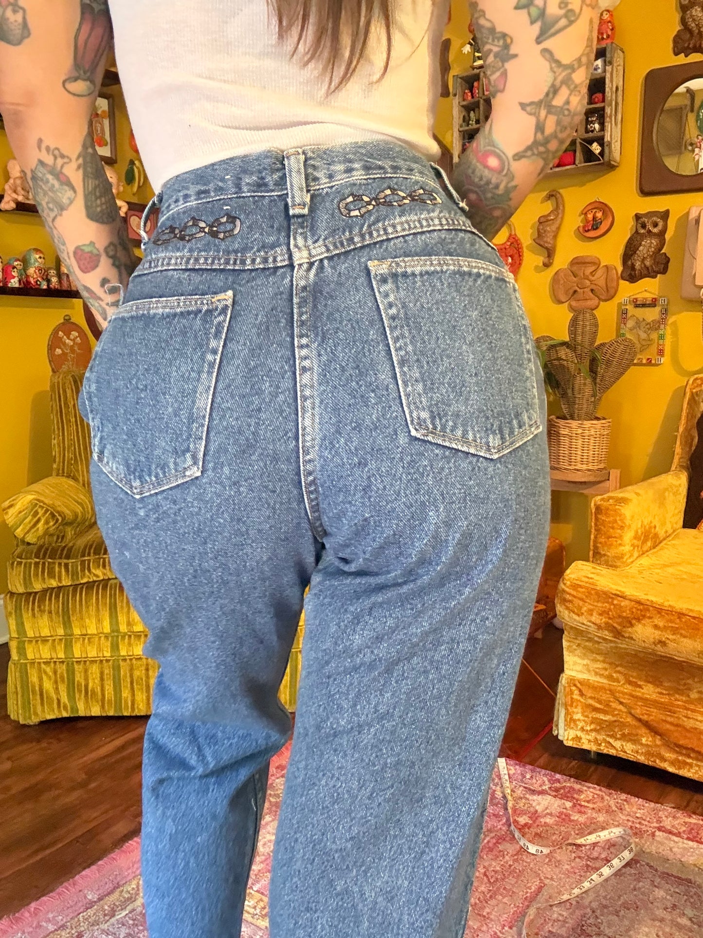 The "Off The Leash" 28" Vintage Wrangler Jeans