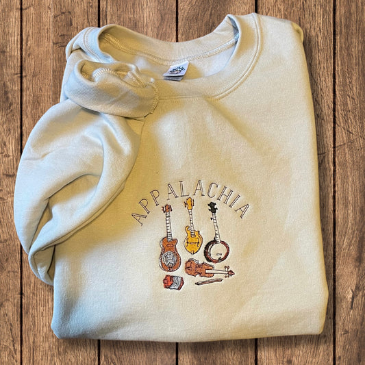 Appalachia Embroidered Unisex Crewneck Sweatshirt