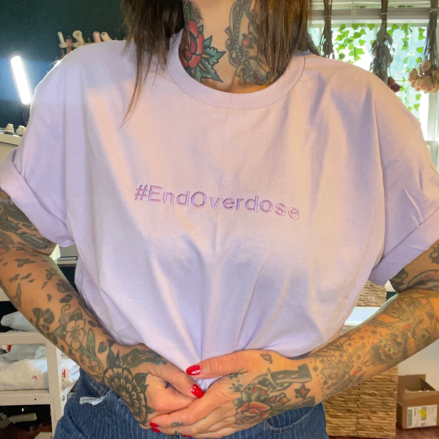 End Overdose Embroidered Unisex T-Shirt
