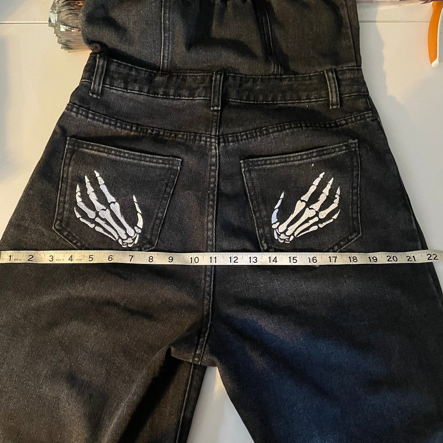 1:1 Spicy Skelly Denim Jumpsuit