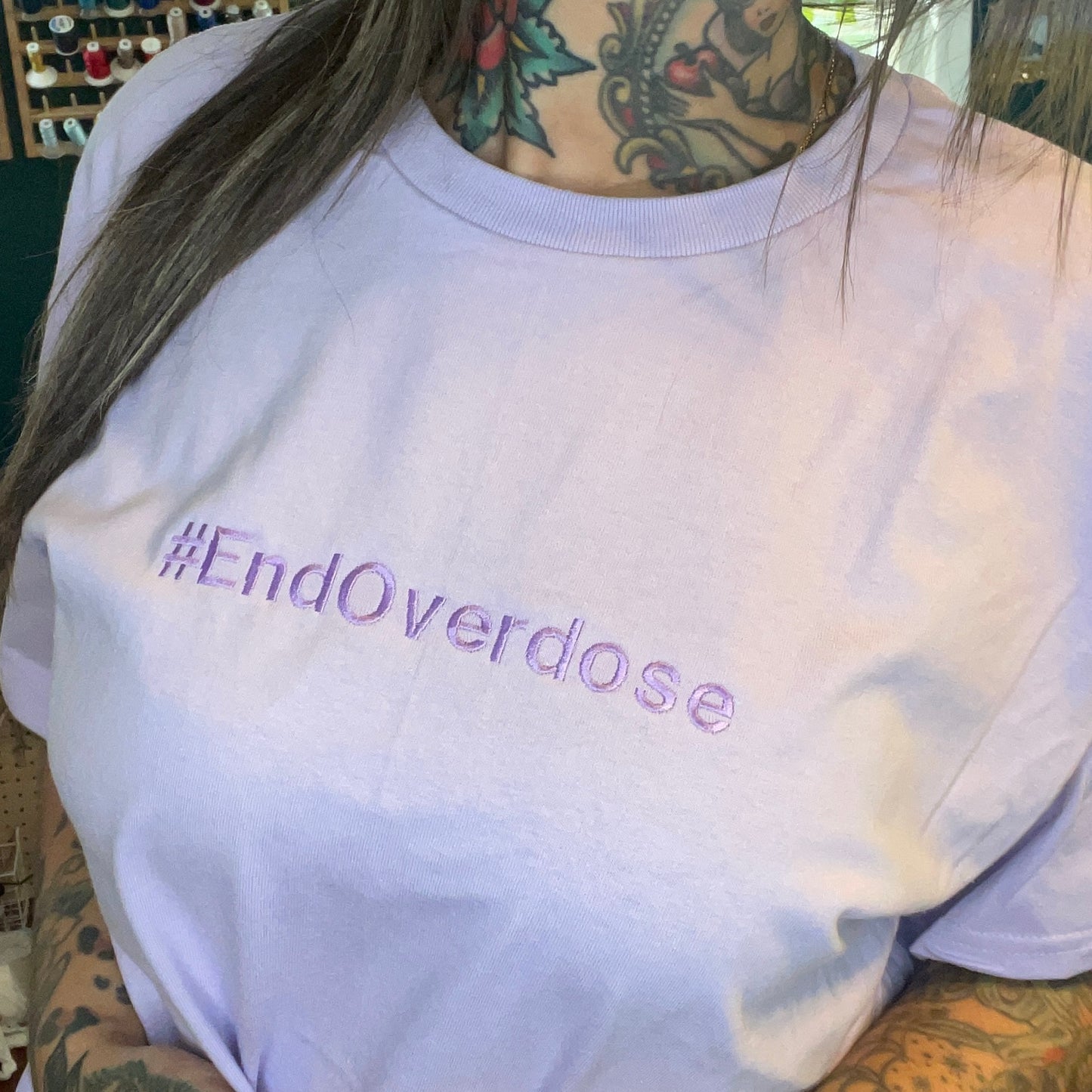 End Overdose Embroidered Unisex T-Shirt