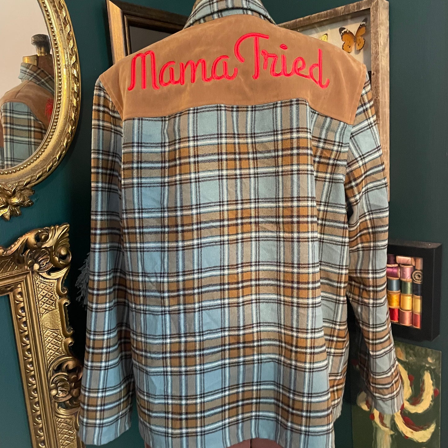 1:1 Mama Tried Upcycled Flannel