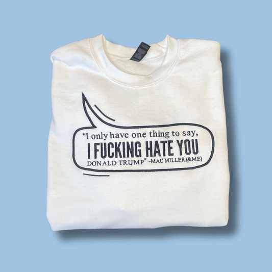 FDT Embroidered Crewneck Unisex Sweatshirt