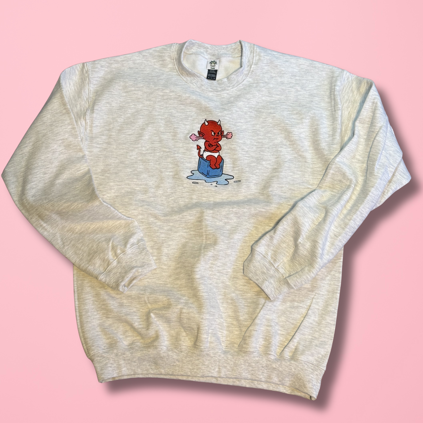 Hot‑Headed Rebel Embroidered Unisex Crewneck Sweatshirt