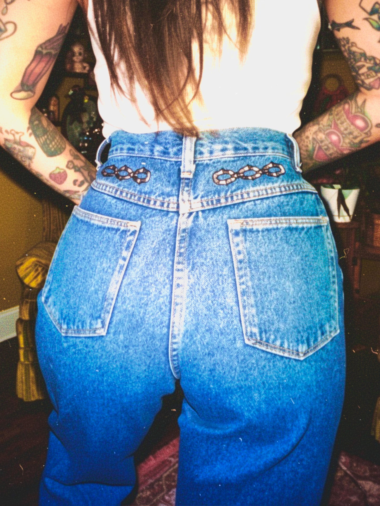 The "Off The Leash" 28" Vintage Wrangler Jeans