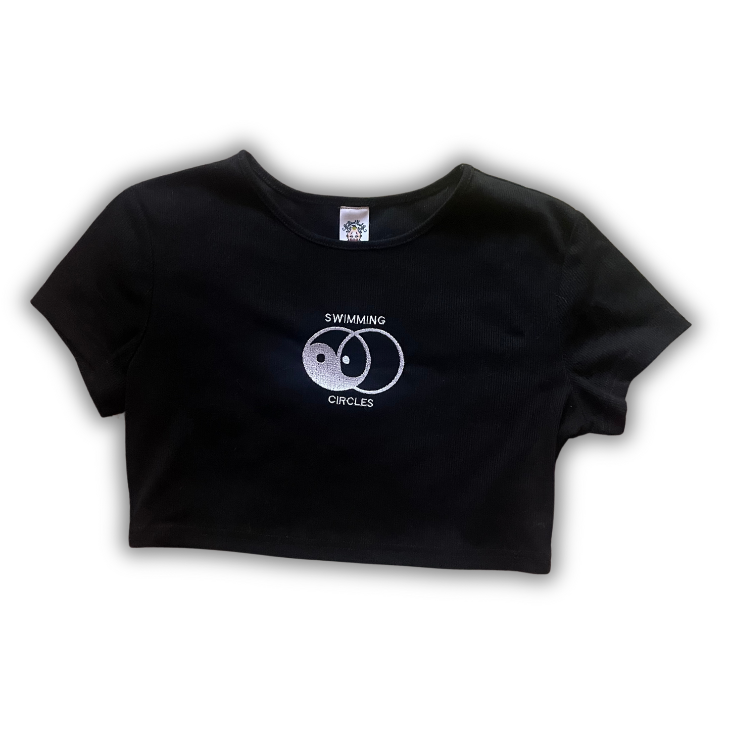 1:1 Swimming/Circles Crop Top