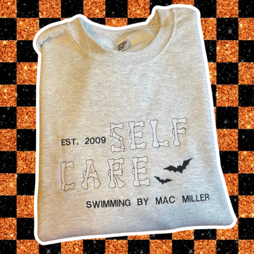 Take Care Of Yer' Bones Embroidered Unisex Crewneck Sweatshirt