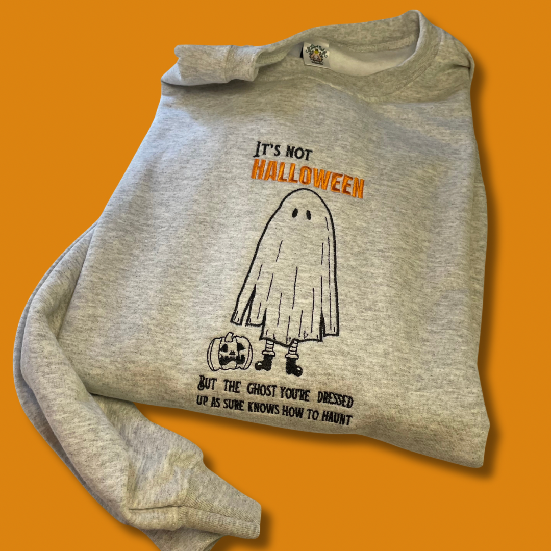 Noah Kahan Halloween Embroidered Unisex Crewneck Sweatshirt