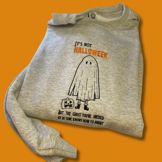 Noah Kahan Halloween Embroidered Unisex Crewneck Sweatshirt