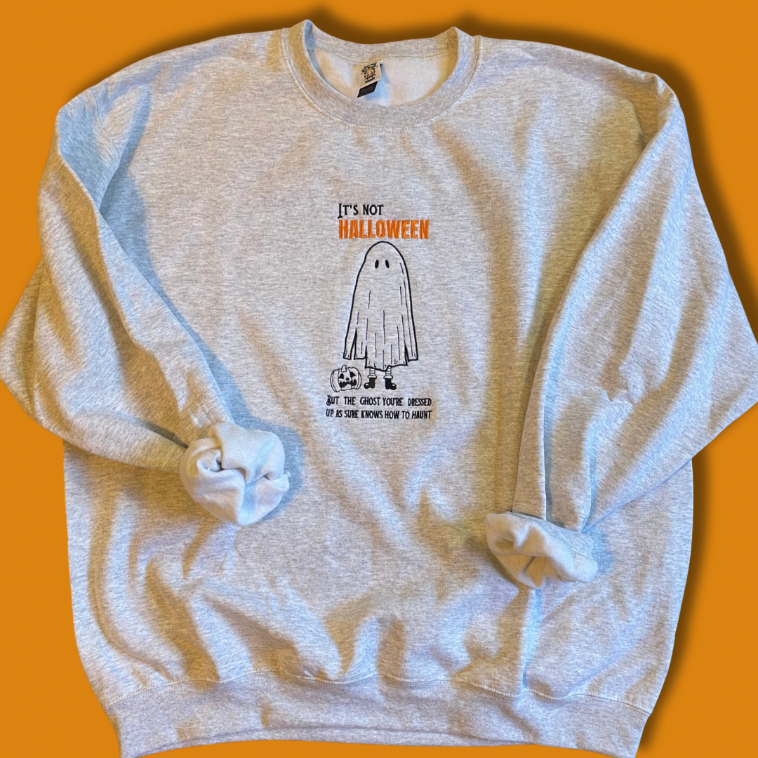 Noah Kahan Halloween Embroidered Unisex Crewneck Sweatshirt