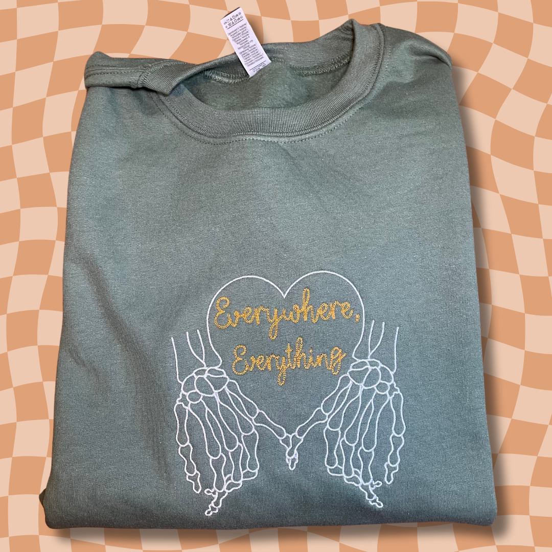 EE Embroidered Unisex Crewneck Sweatshirt