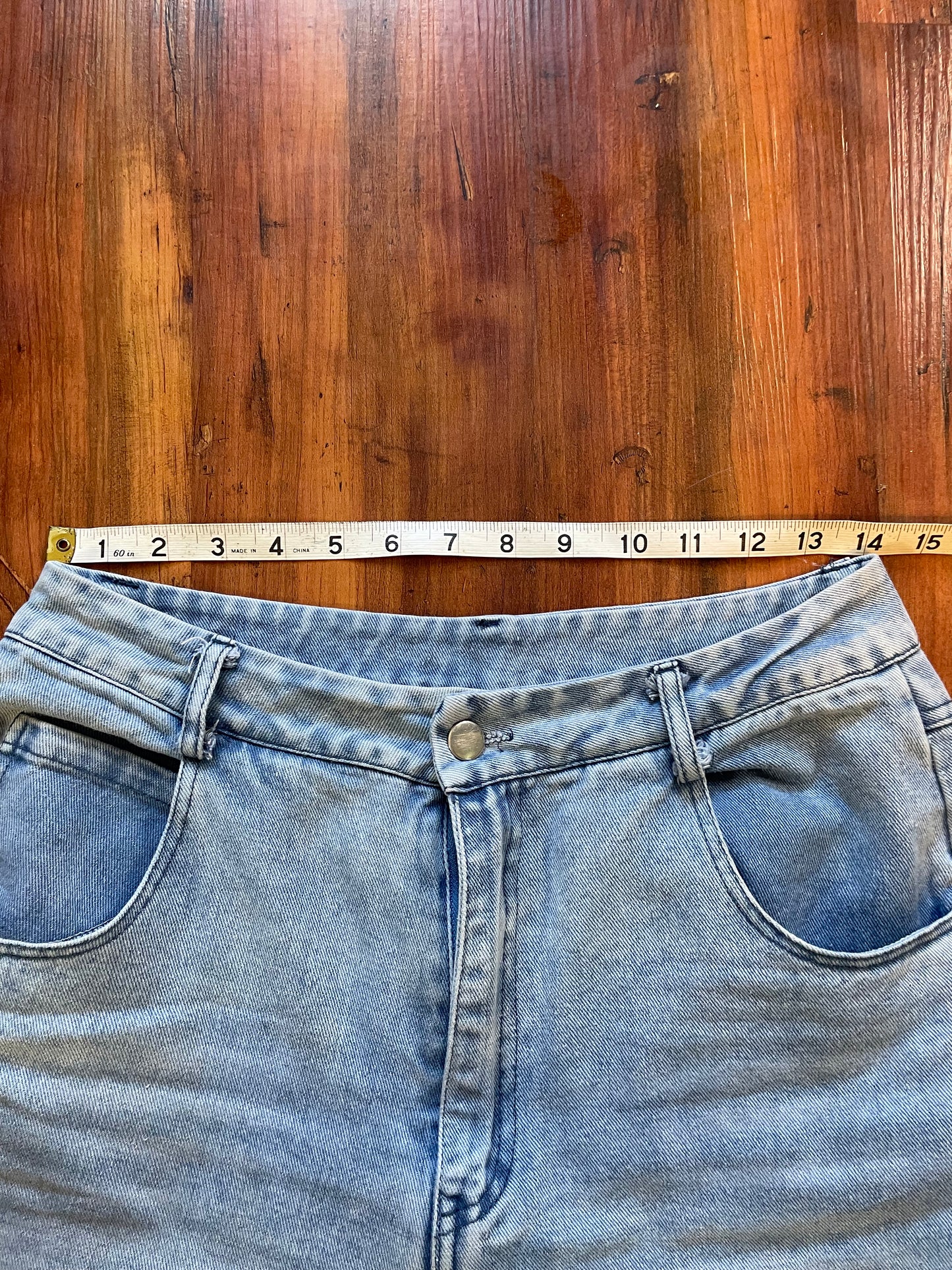 Embroidered Knees Upcycled Denim Barrel Jeans