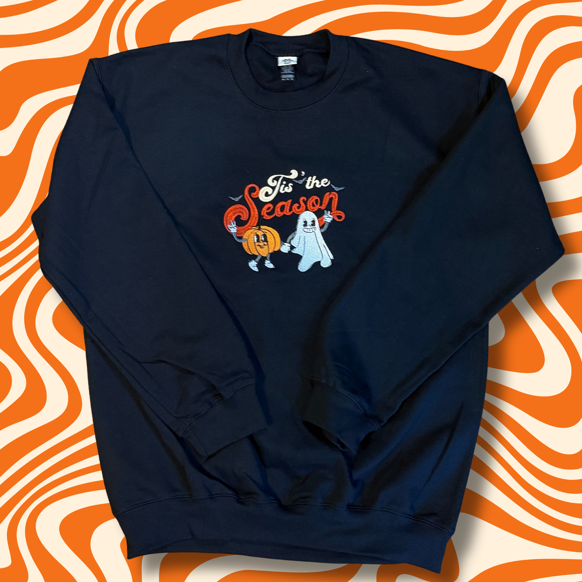 Tis' The Season Embroidered Crewneck Sweatshirt