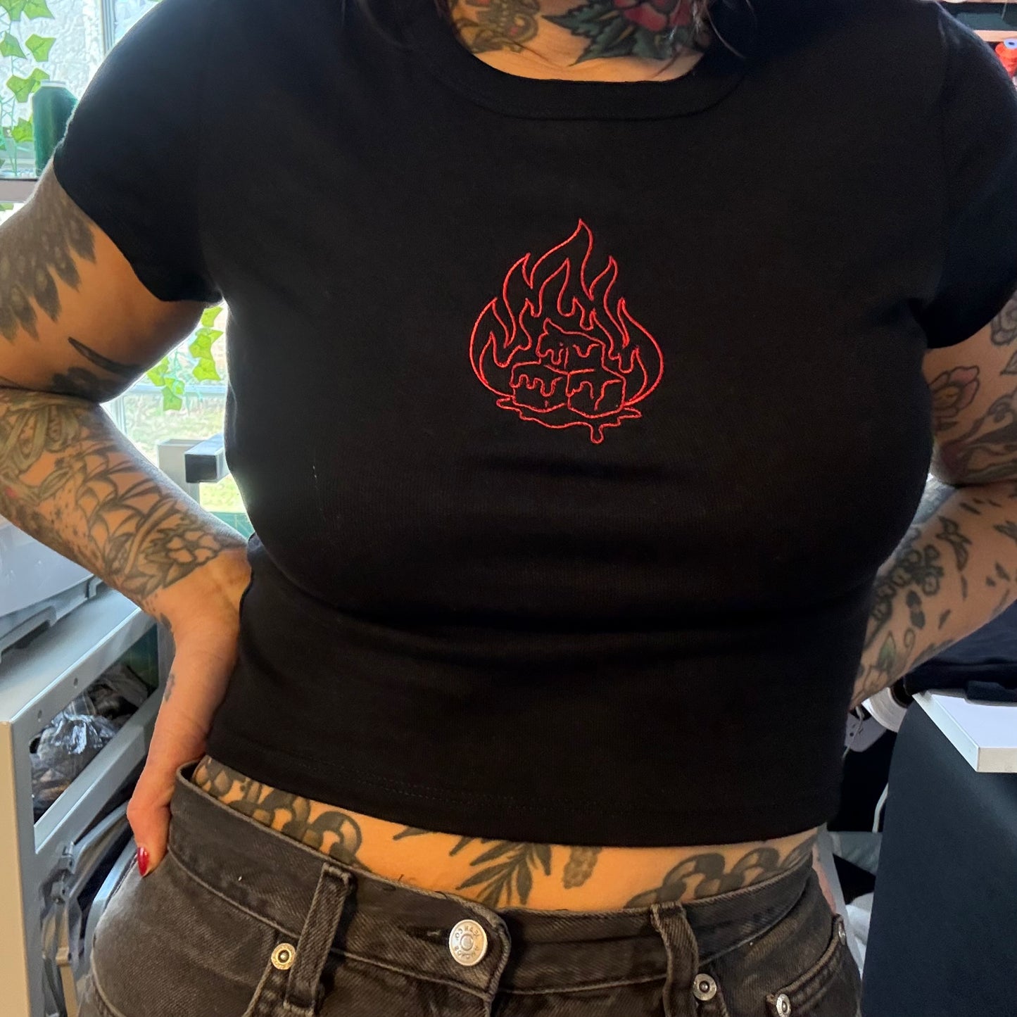 Break The Freeze Embroidered Baby Tee