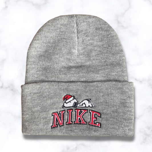 Snoopy Embroidered Holiday Beanie