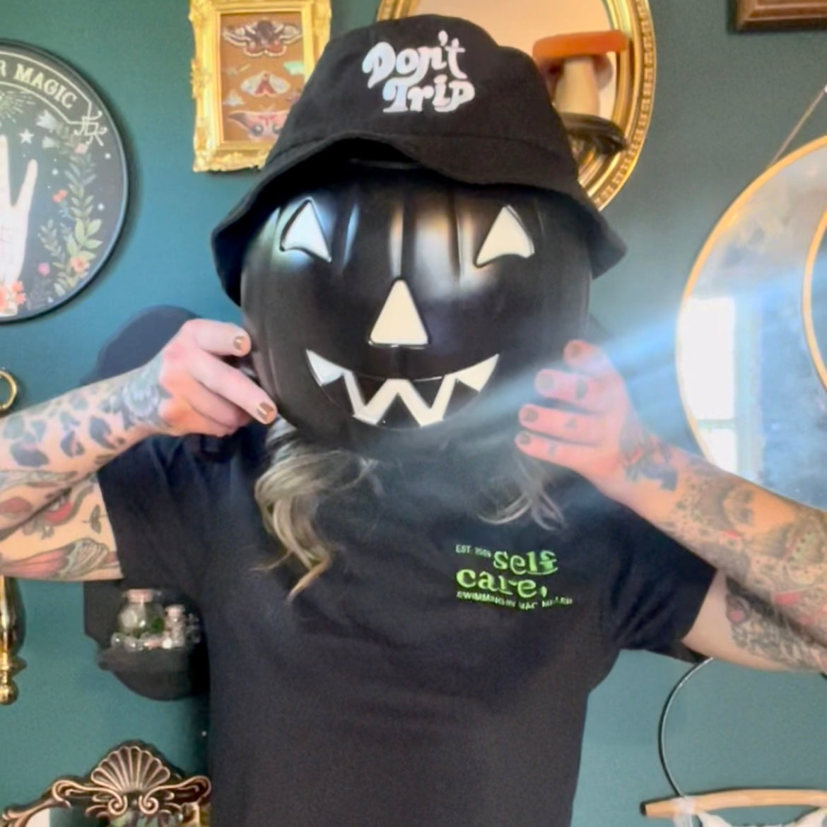 Don't Trip Embroidered Bucket Hat